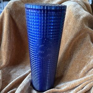 Starbucks Deep Blue Textured Tumbler